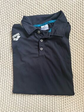 Arena Men’s Navy Polo Shirt - Performance Polo